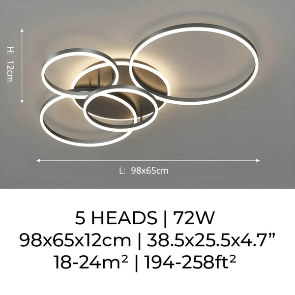 Zenita - LED-Deckenleuchte aus Aluminium