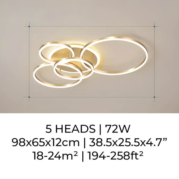 Zenita - LED-Deckenleuchte aus Aluminium