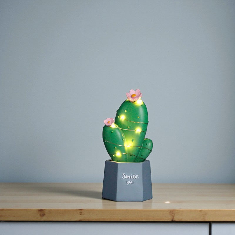 LED-Nachtlampe in Kaktusform aus Harz Moderne dekorative Beleuchtung