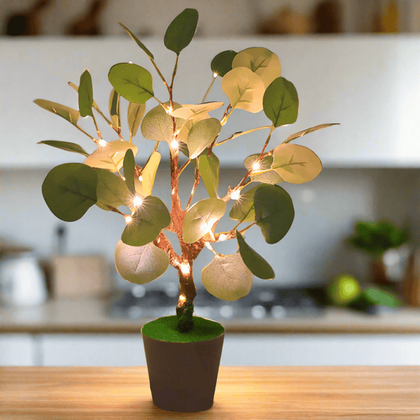 Bureia - LED-Nachtlicht mit Weihnachtszweig und Topf
