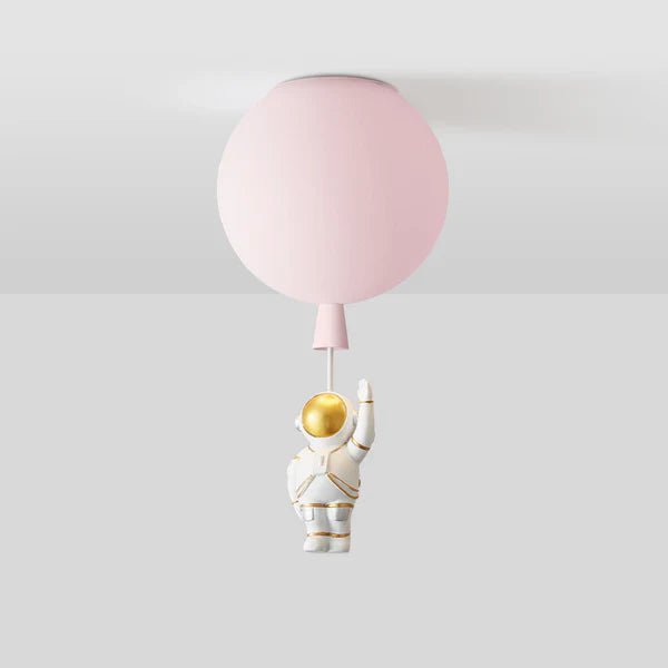 Mond - LED-Deckenleuchte Mond & Astronaut aus Acryl