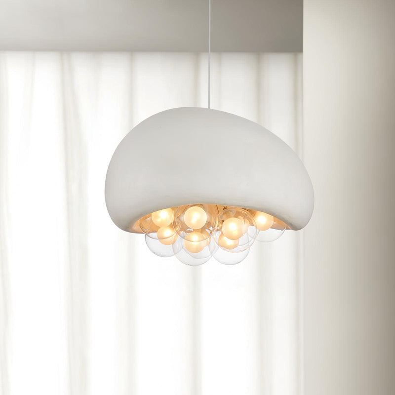Khmara - Bubbles Pendelleuchte in Weiß/Schwarz/Grau