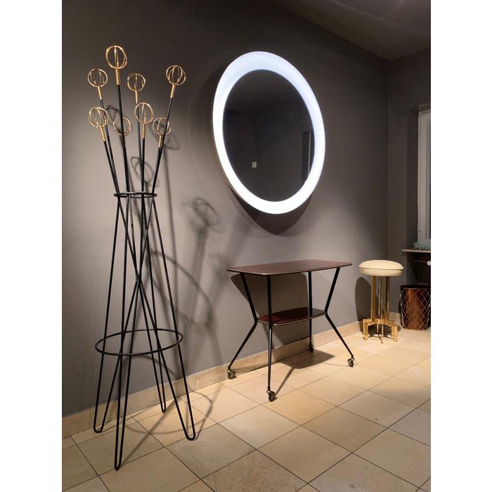 Flanca - LED-Kristallspiegel mit Ø110 cm Beleuchtung