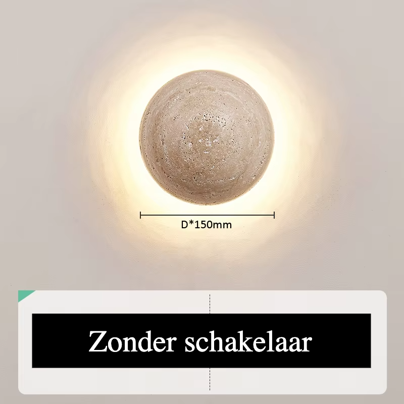 Mureto - Wabi-Sabi-Marmor-Wandleuchte