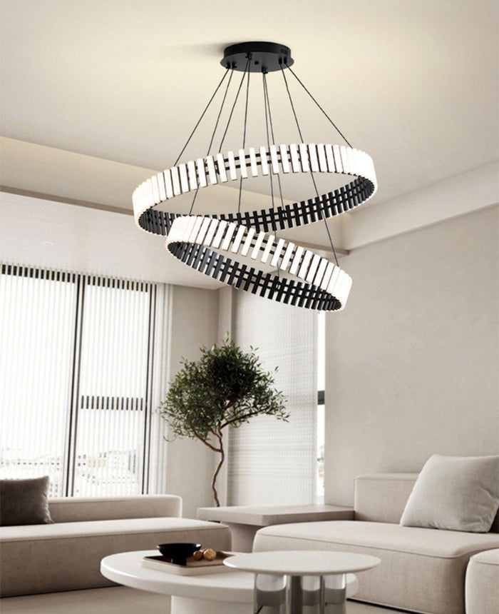 Celira - LED-Kronleuchter-Pendelleuchte im Karussell-Design