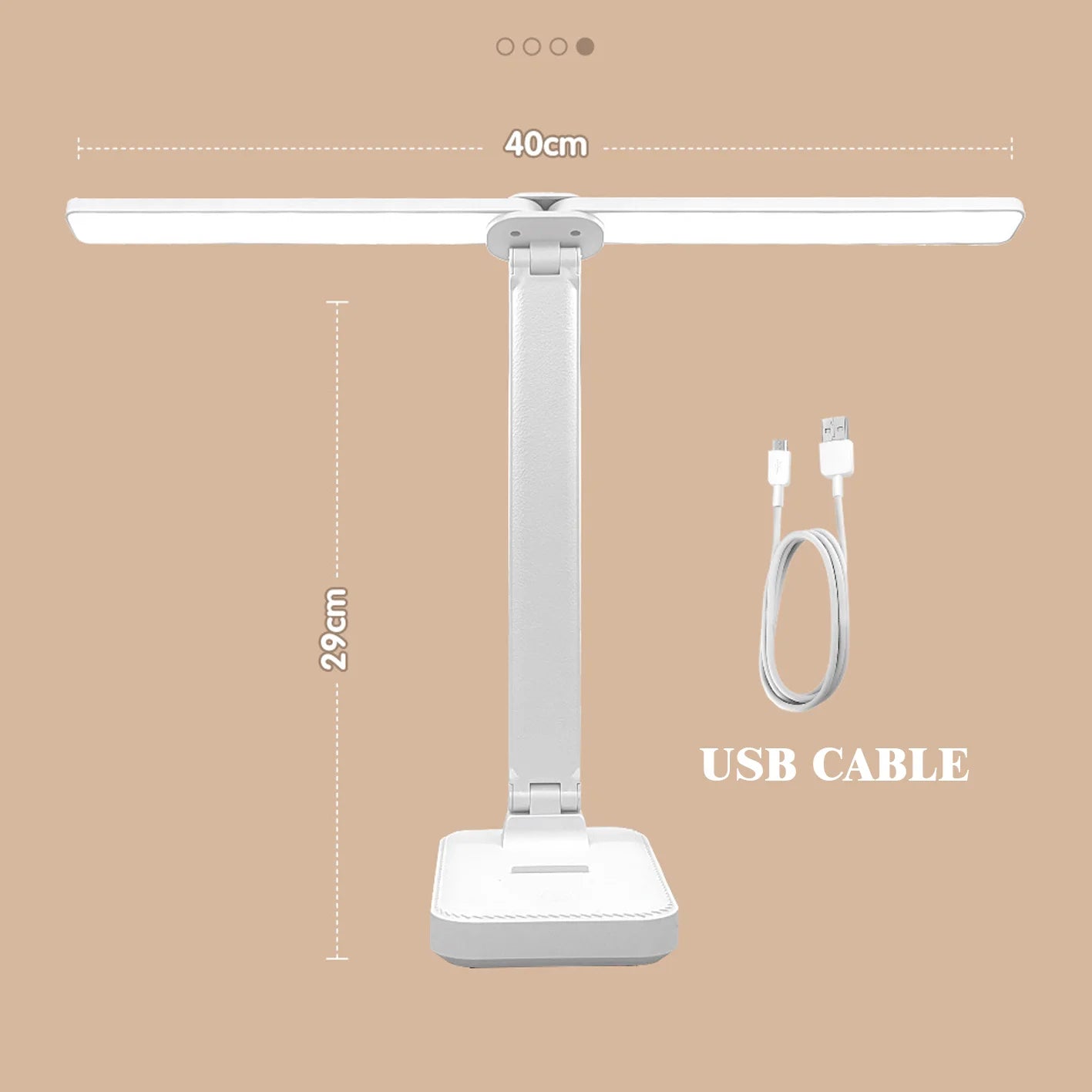 Focalia - Kabellose LED-Schreibtischlampe, per Touch dimmbar