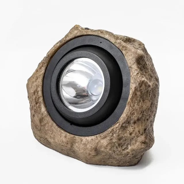 Helio - Solar-Gartenleuchte in Steinoptik, Schutzart IP65
