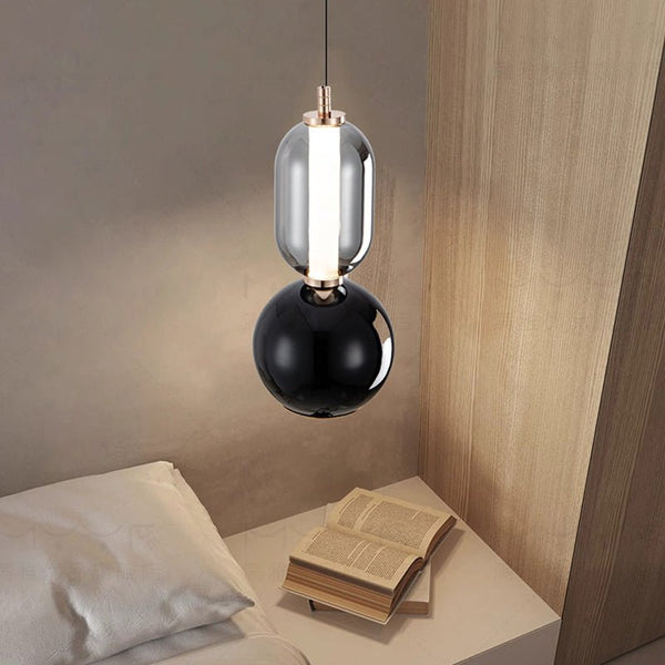 Nordic - Creative Pendelleuchte aus Eisen und Glas