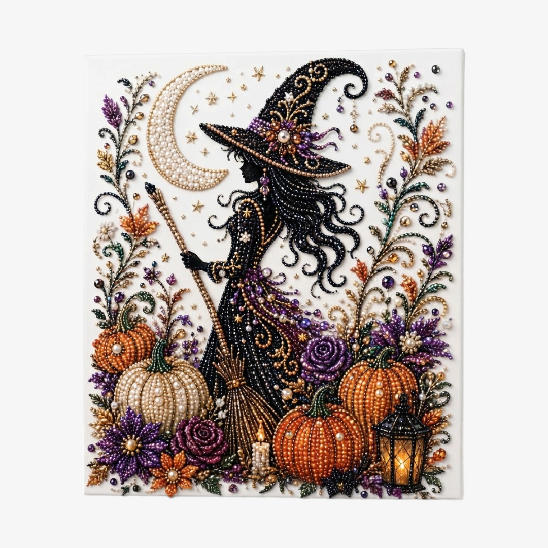Spookbead – Halloween-Diamantmalerei-Set mit Geistern und Kürbissen