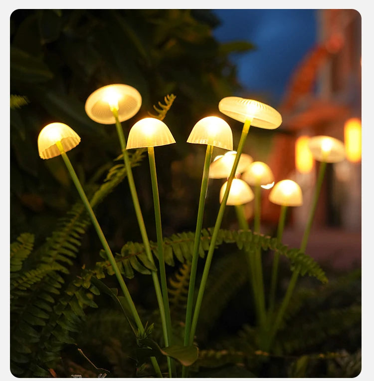 Helio - Solarbetriebene LED-Pilzlampe mit Dämmerungssensor