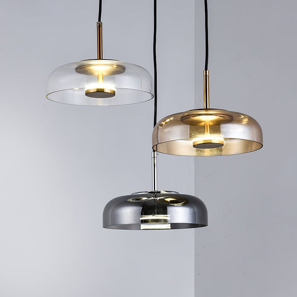 Solara - Glaspendelleuchte mit integrierter LED