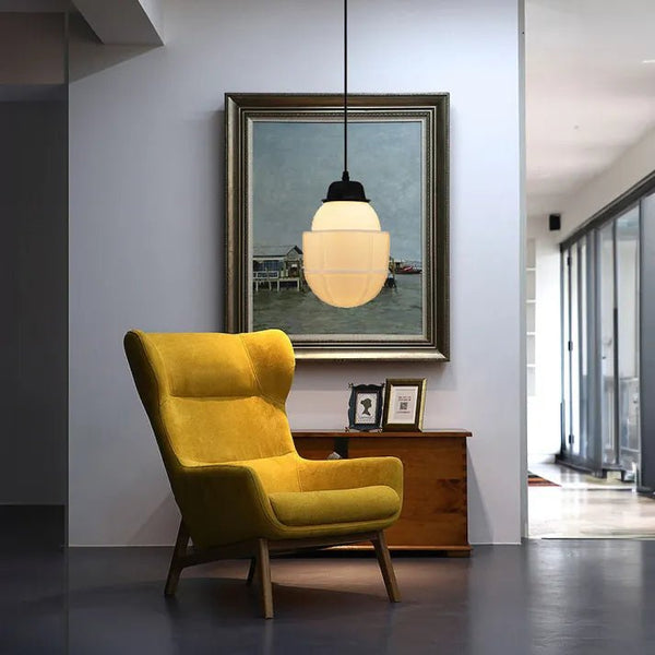 Orbita - Vintage-Pendelleuchte aus mattiertem Glas