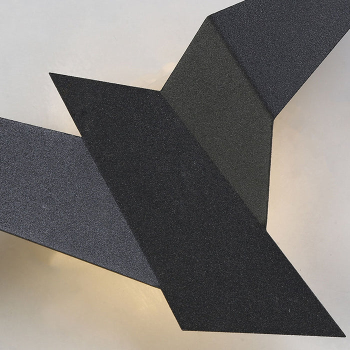 Vogel - Wandleuchte Metall Design
