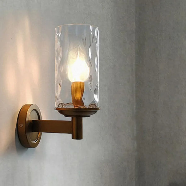 Wallix - Retro-Wandleuchte aus Glas fürs Schlafzimmer