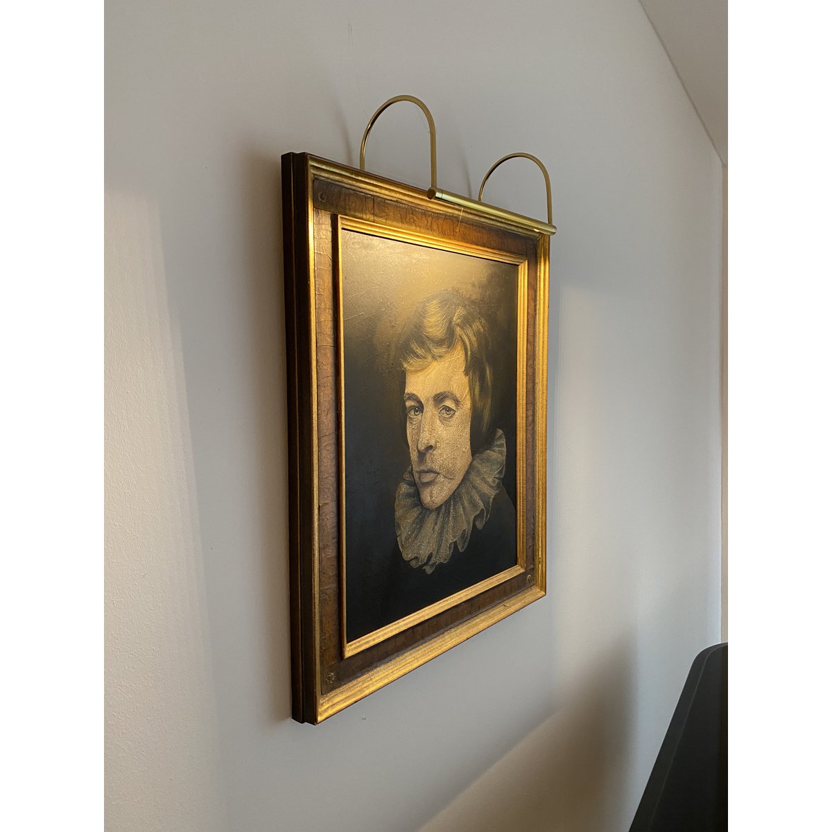 Clarus - LED-Bilderleuchte aus Messing