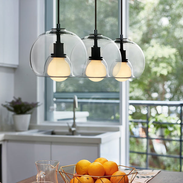 Aurela - Moderne, minimalistische Glaspendelleuchte