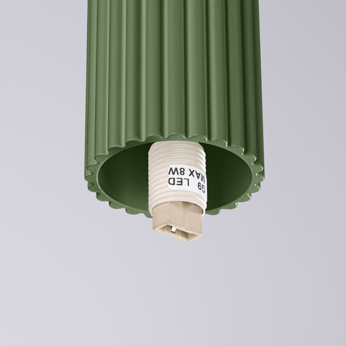Olivgrüne - Deckenleuchte IP44