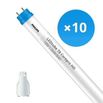 Watty - Vorteilspack 10x Philips LED-Röhre T8 CorePro