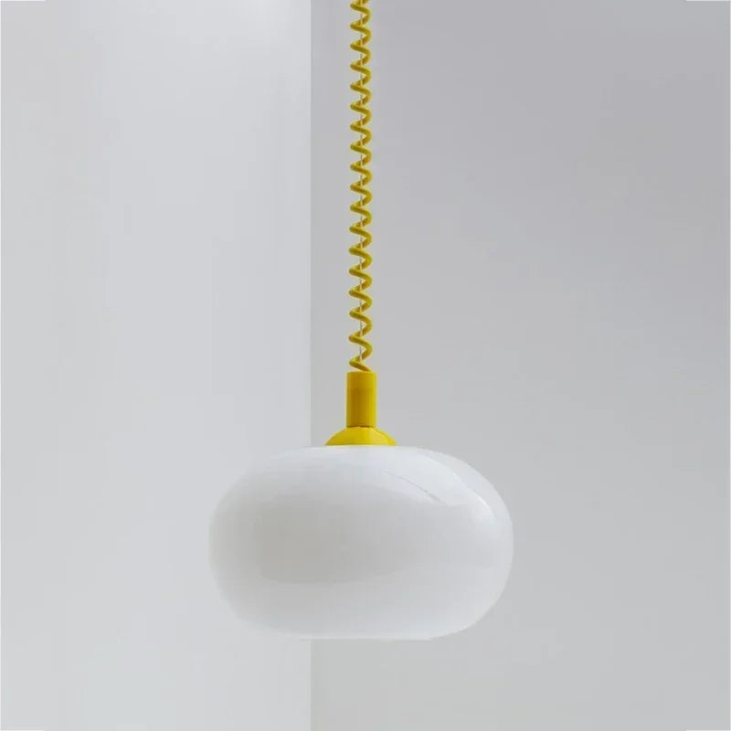 Minimalistische - Glaspendelleuchte mit LED