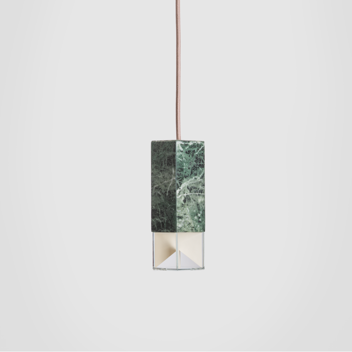 FORMAMINIMA - One Green Pendelleuchte in Alpi-Marmor