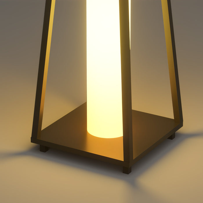 Brix - Tragbare LED Außenlampe Edelstahl