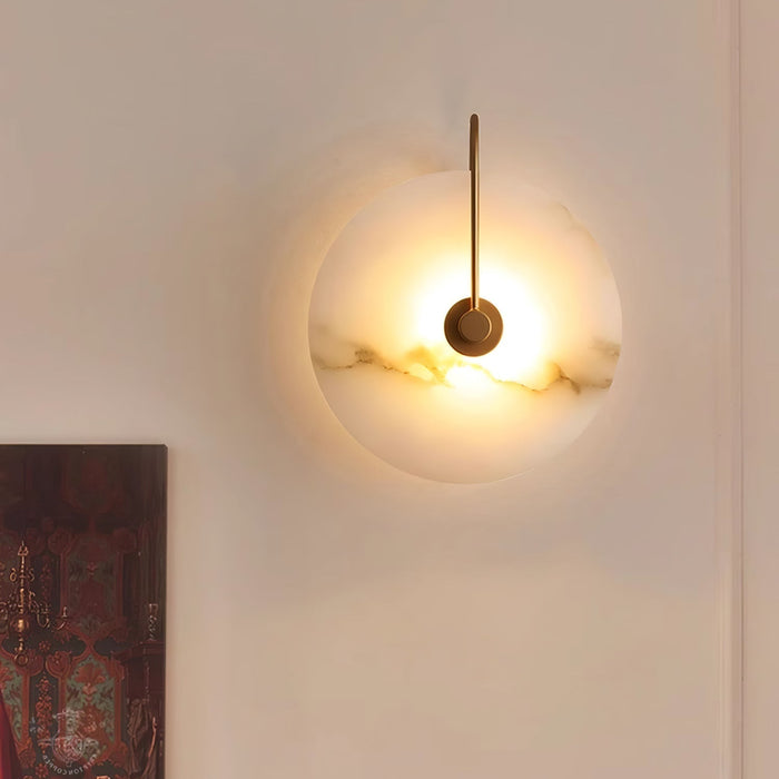 Beruhigende - LED-Wandleuchte in Alabaster-Optik