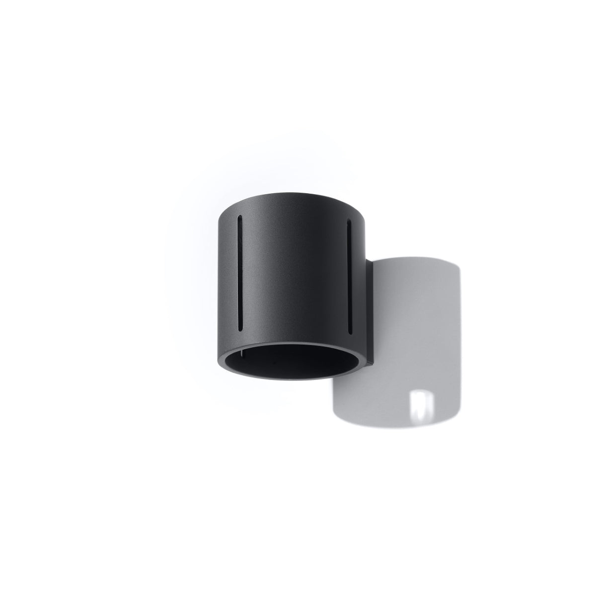 INEZ - Wandleuchte, schwarzes Aluminium mit Perforation