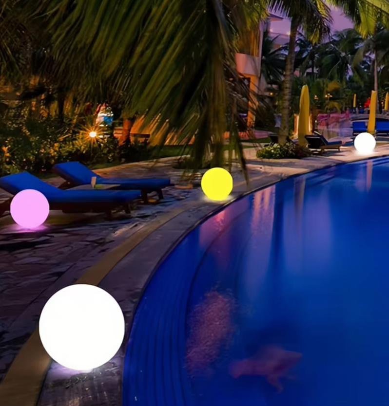 Solaria - RGB-Solar-Gartenleuchte, LED-Kugel, IP65