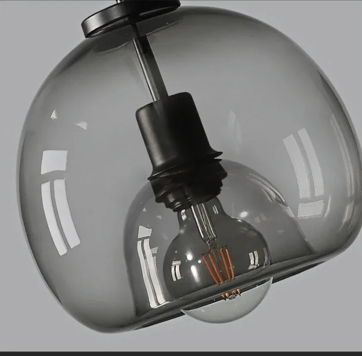 Solara - Pendelleuchte aus Glas, E27-Fassung,