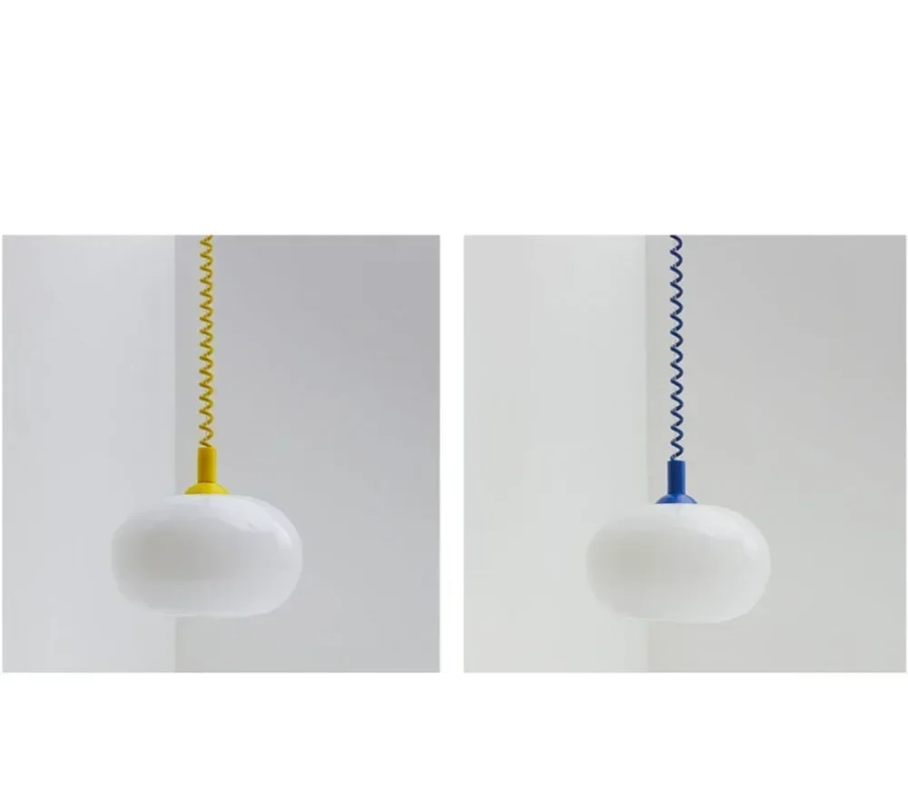 Minimalistische - Glaspendelleuchte mit LED