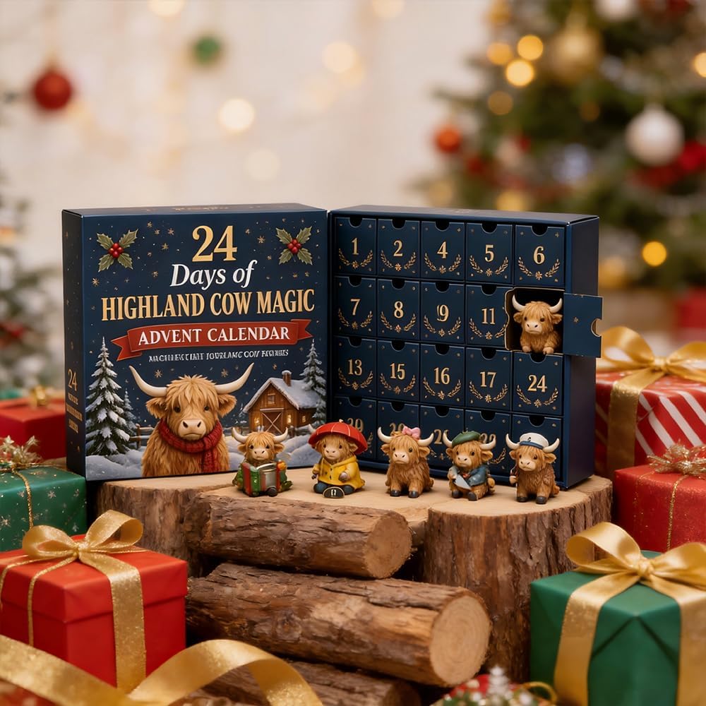Weihcora – Adventskalender mit 24 dekorativen Anhängern