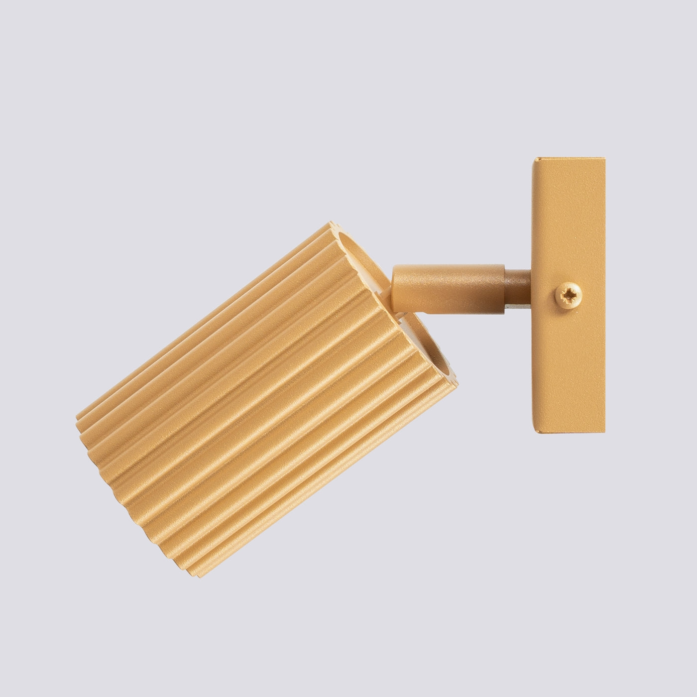 Karbon - Wandlampe Karbon Gold aus Aluminium