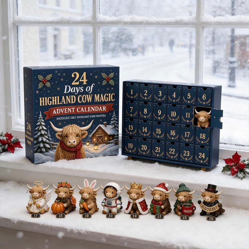 Highlora – 24-Tage-Highland-Cow-Adventskalender