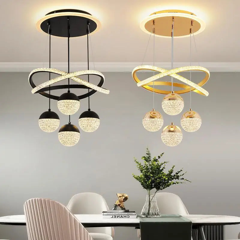 Aurela - LED-Pendelleuchte Ø 40 cm mit 3 Lichtfarben