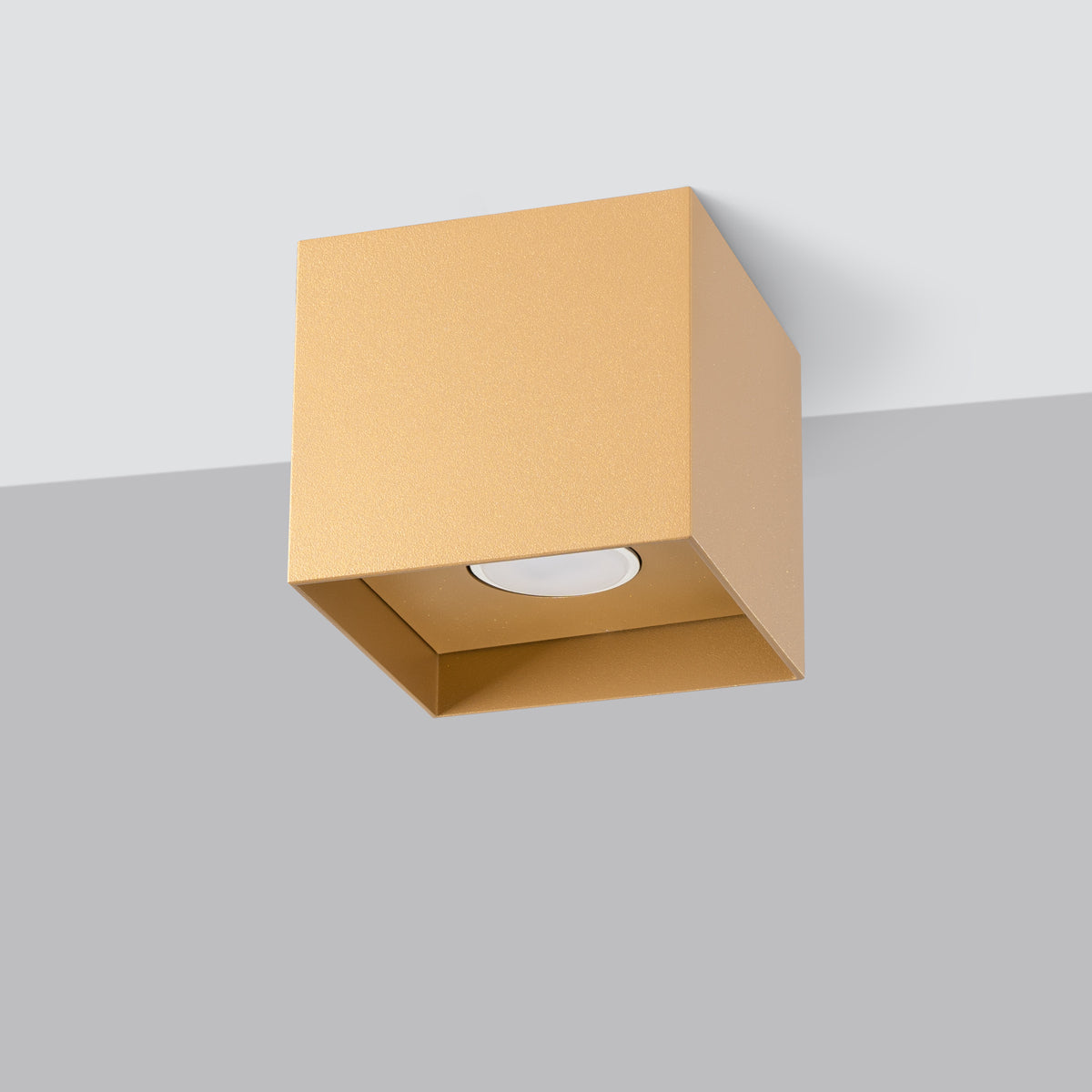 HATI - Deckenleuchte, 1-flammig, Goldfarbenes Aluminium, 10