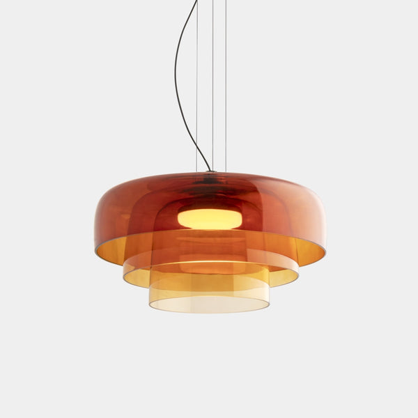 Aurela - Moderne Pendelleuchte aus norwegischem Glas
