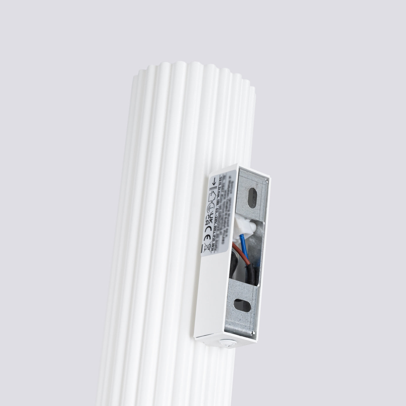 Carbon - Wandleuchte Carbon 30 aus weißem Aluminium