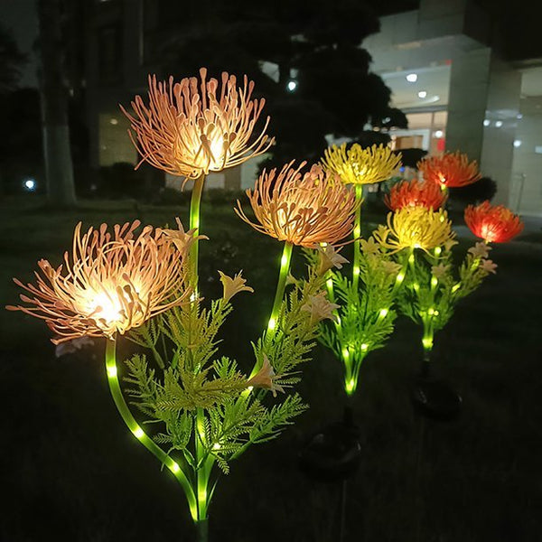 Via - Feenblumen-Gartenleuchte aus Edelstahl