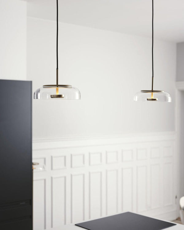 Solara - Glaspendelleuchte mit integrierter LED