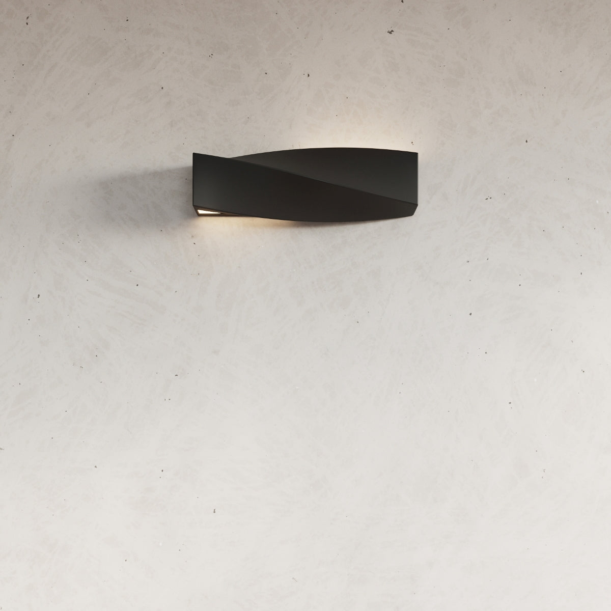 SIGMA - Keramik-Wandleuchte, schwarz, nach oben und unten