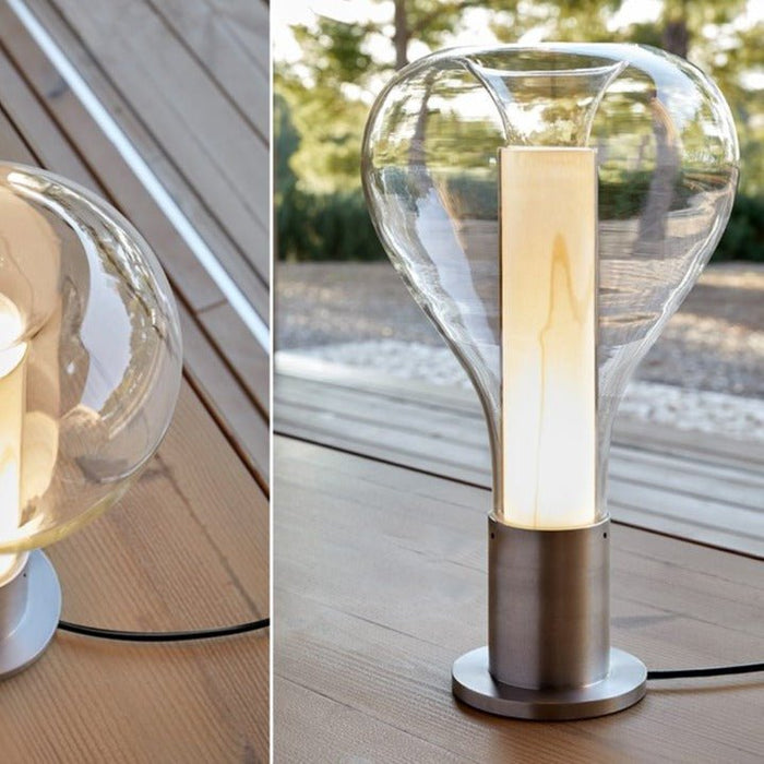 Lava - Art Glas-Tischleuchte