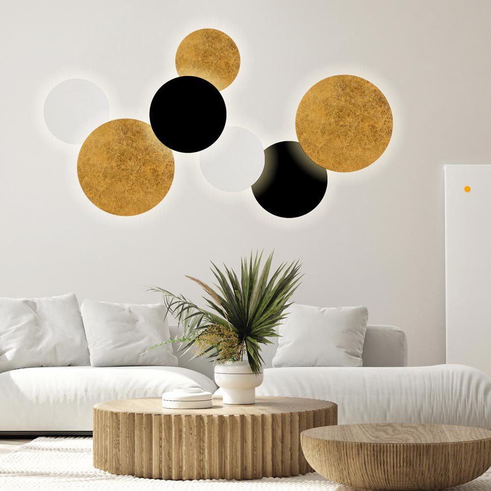 Skapetze - Indirekte LED-Wand- und Deckenleuchte Ø 30–50 cm