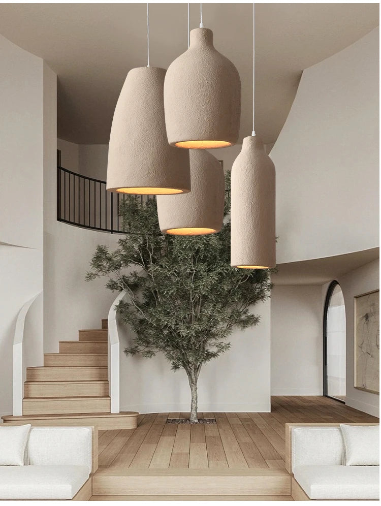Celira - Moderne Pendelleuchte aus Polymer und Eisen