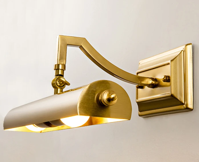 Lateralis - LED-Spiegelwandleuchte mit 2 x E14-Fassungen