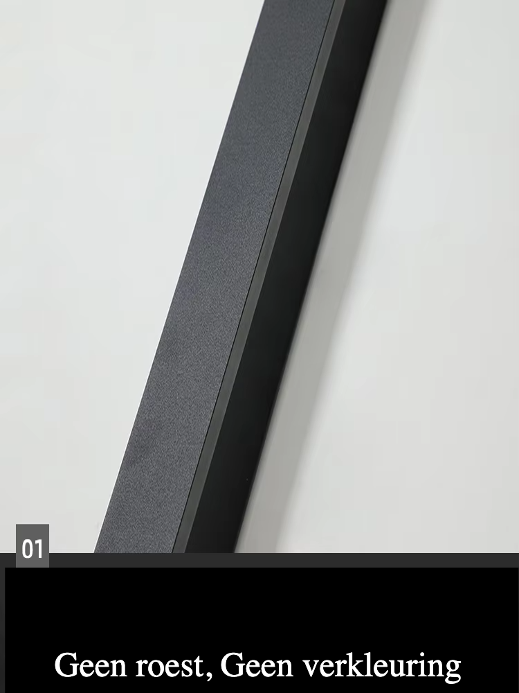 Lumera - LED-Wandleuchte, schwarzes Acryl