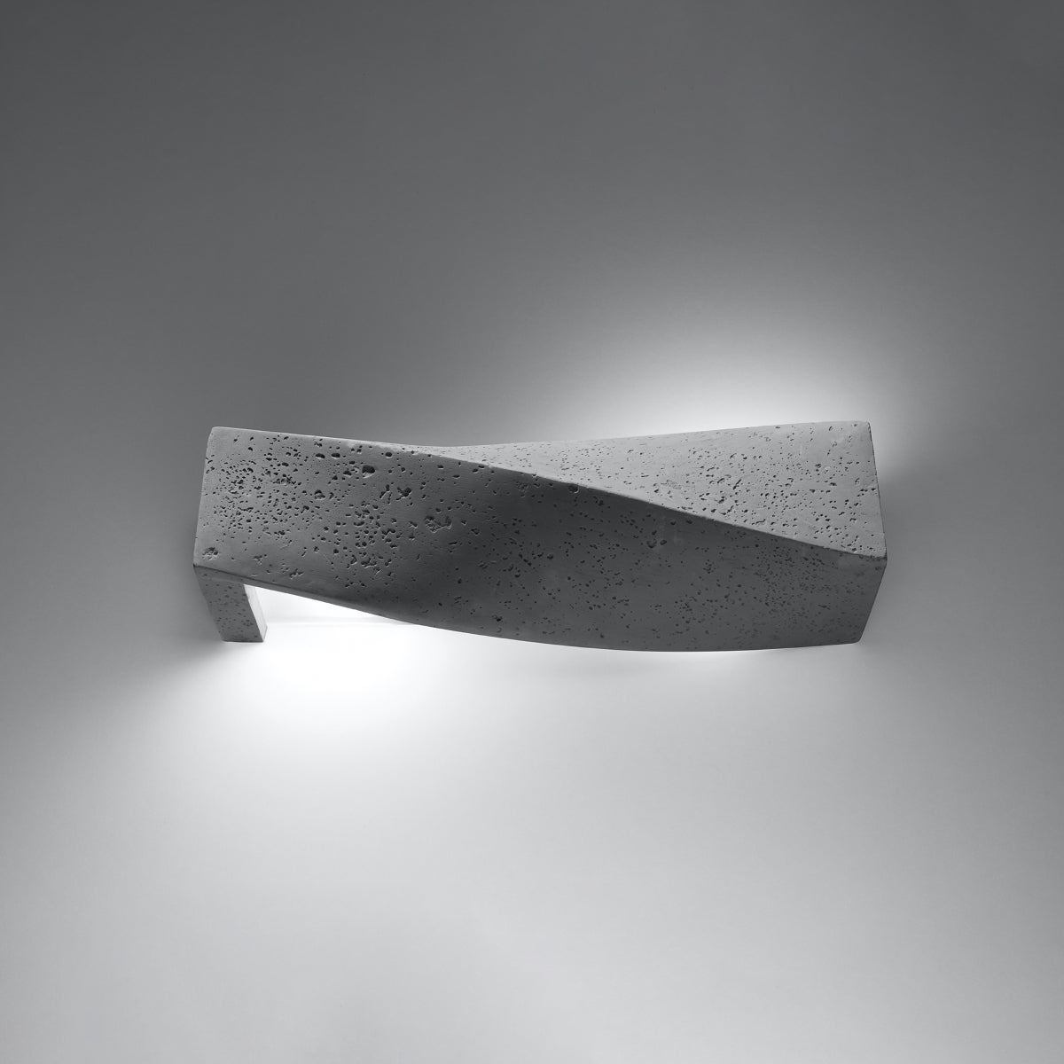 SIGMA - Betonwandleuchte SIGMA grau, nach oben/unten