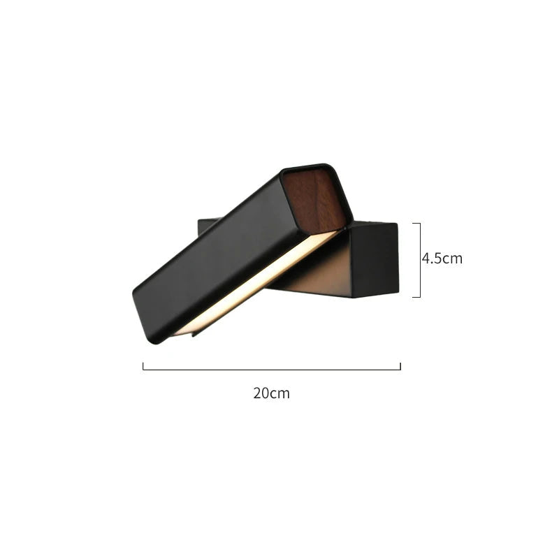 Drehbare - LED-Wandleuchte im skandinavischen Design aus