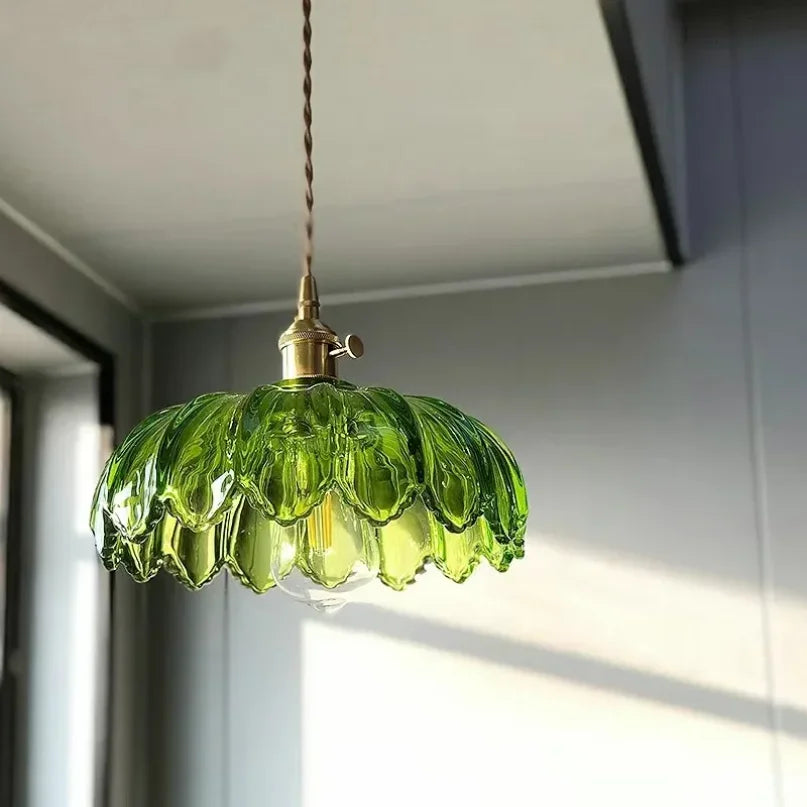Lumio - Vintage-Pendelleuchte aus Kupfer und Glas