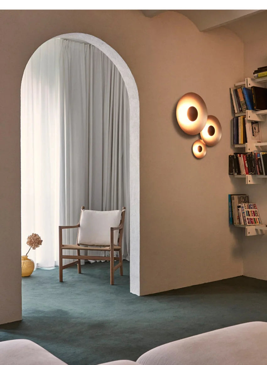 Lumera - Runde LED-Wandleuchte im skandinavischen Design