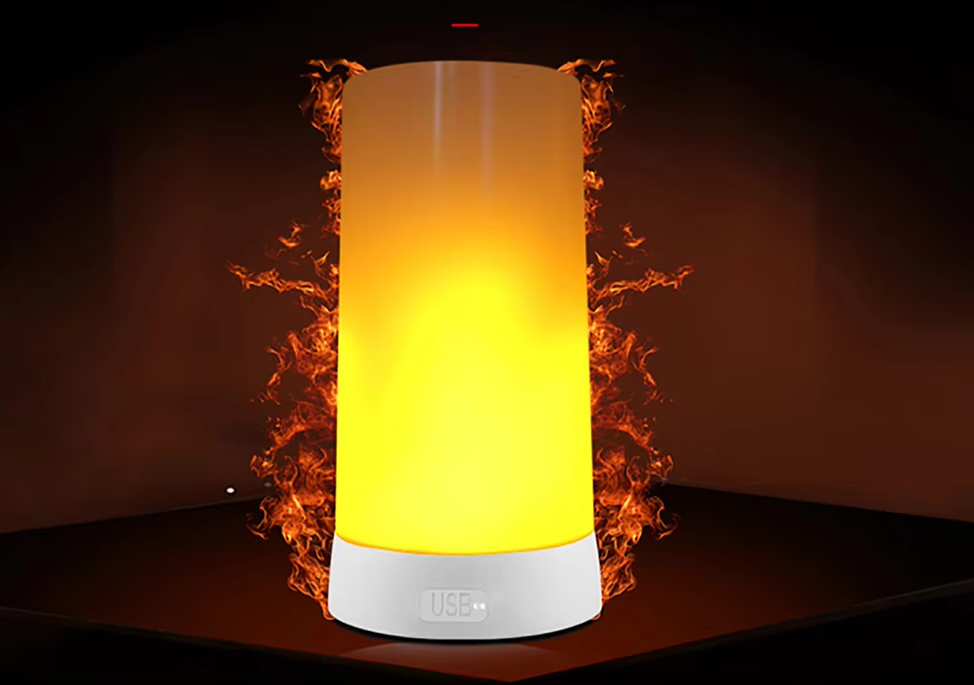 Tabla - USB-LED-Flammenlampe mit realistischer Flamme